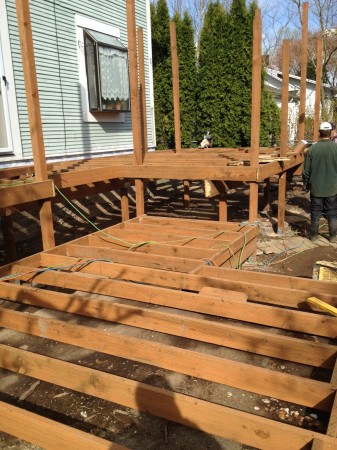 Deck Landscape Framing